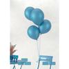 Chrome Birthday Balloon - PTIT CLOWN - Ø 30 Cm - Pack of 10 - Blue - Classic Balloon