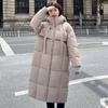 2026 Women's Long Korean-Style Cotton Jacket, Large, Loose, Thickened, and Fashionable.