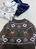 Xiangjia 2025 Autumn/Winter Animal & Flower Embroidered Knit Pullover