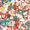 10-20pcs/lot Christmas Series Alloy Enamel Cute Pendant Santa Claus Elk Snowman Shape Charms For DIY Bracelet Necklace Accessory