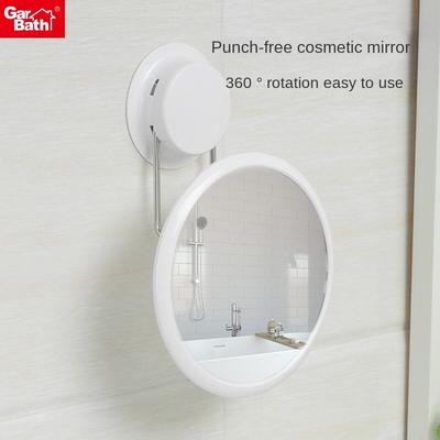 Bathroom Makeup Mirror Toilet HD Makeup Mirror Free Punch 360 Degree Rotating Folding LED Makeup Mirror