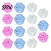 Office Stress Relief Transparent Squeeze Toy Square Ice Cube/Cat Paw Ball Tranquility Desk Accessory Sensory Small Fidget for Adults Realistic Cube