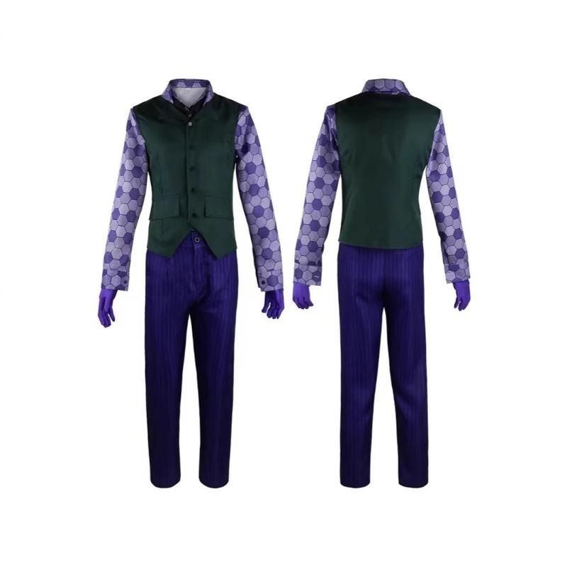 Halloween costume with suit jacket stretch batman cos suit dark knight heath ledger