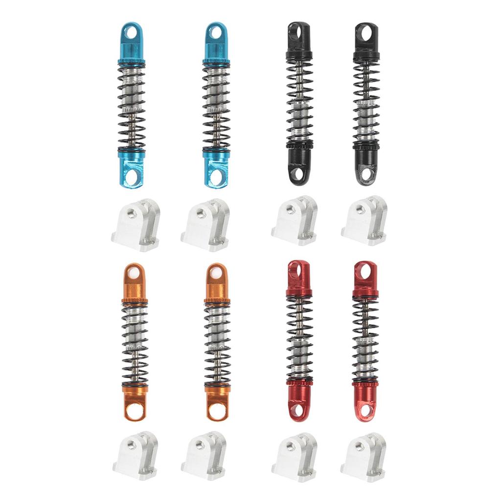Set of 2 RC Car Front Shock Absorber Damper Spring with Fixed Seat for RC Parts