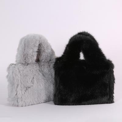 MATTIERE MT_22927 Faux Fur Tote Crossbody