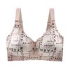 Seamless Large Chest Small Full Cup Bra Anti-sagging Wide Shoulder Strap Pressure Relief Jelly Strip Large Size Bra