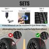 Tire Repair Rubber Nail, Vacuum Tire Repair Kits Spiral Rubber Nails, Self-Service Car Wheel Puncture Repair Screws For Car, Motorcycle, Truck,