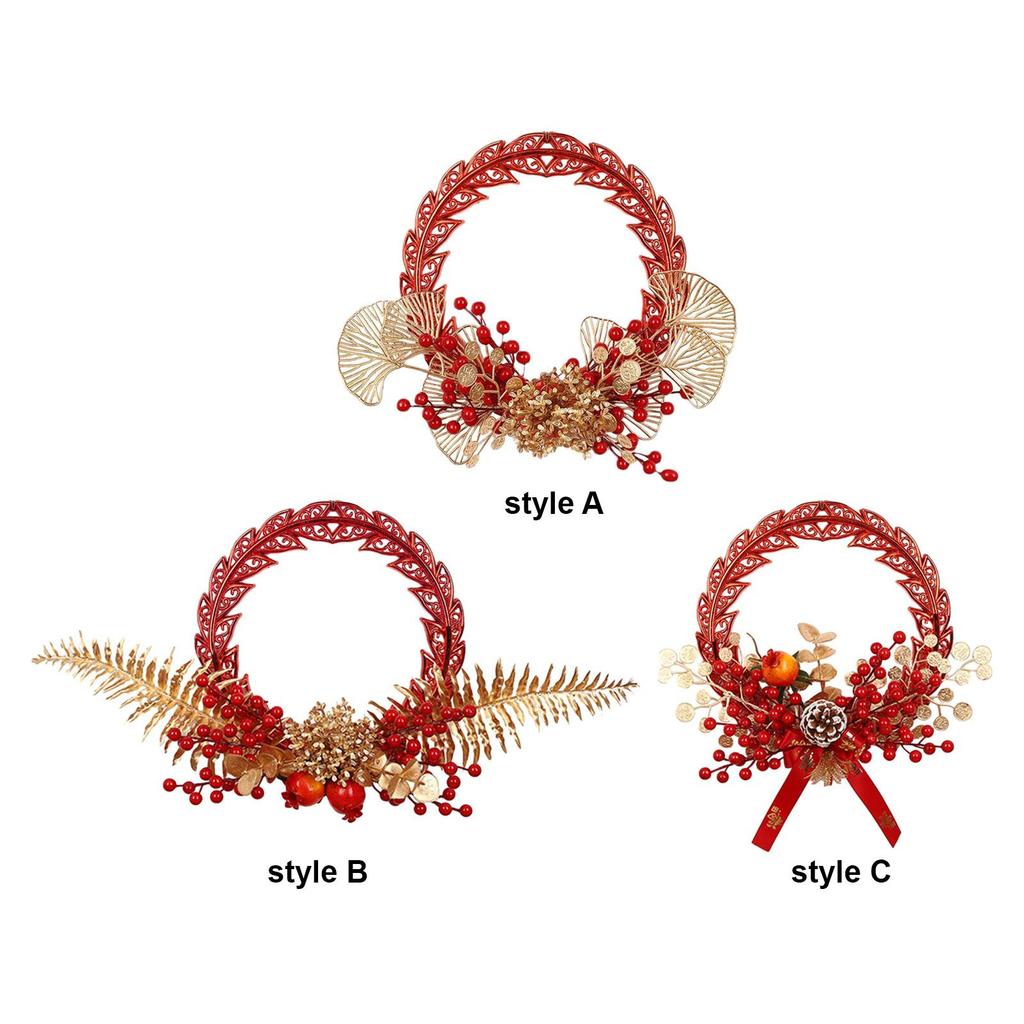 Chinese New Year Hanging Decoration 2025 Spring Festival Classic Elements Artificial Berries for Home Office Decor Versatile