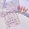 5D Butterfly Rose Flower Nail Art Stickers - 3D Flat Back Adhesive for Versatile DIY Designs