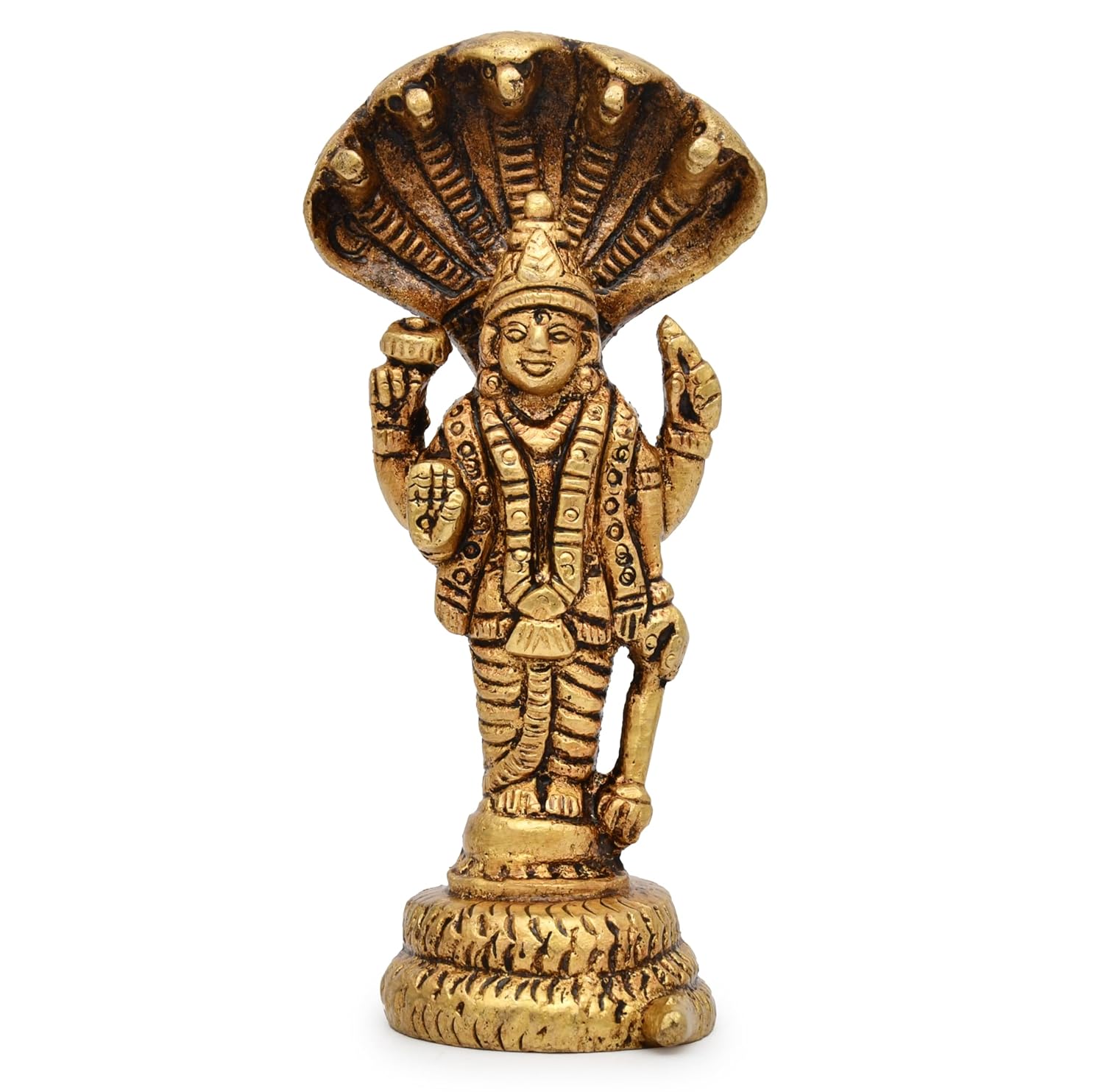 Идол стоящего Господа Вишну на Шеханаге, Бог Вишну со Змеиным Царем Шеханагой