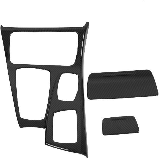 Acouto Gear Shift Panel Trim Cover Fit for 5 Series F10 2011-2016 Car Interior Center Console Gear Shift Box Panel Frame Cover Trim Decoration Car