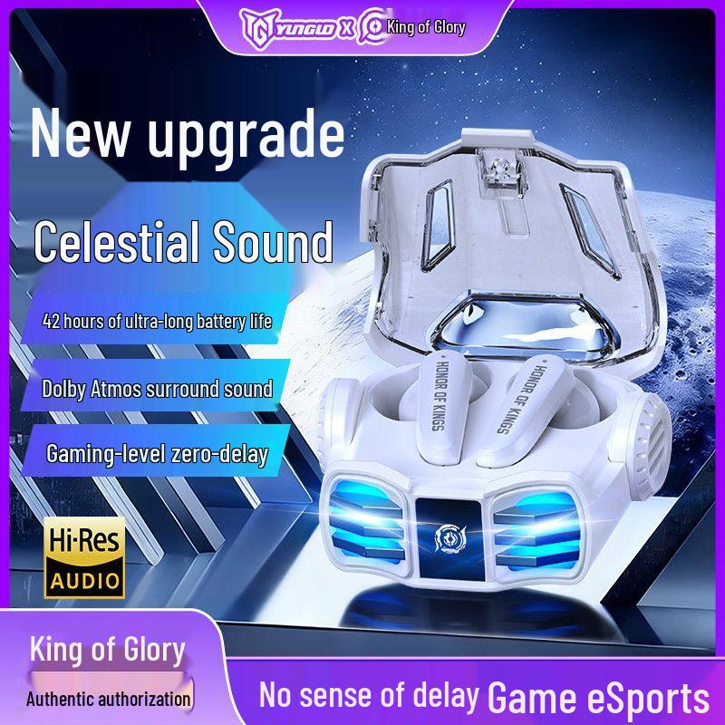 

Honor of Kings 966 Low Latency Noise-Reducing Gaming Earbuds with High Sound Quality and Long Battery Life. Black Zhao Yun [ENC Noise Reduction]