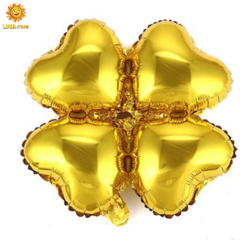 Four-leaf Clover Aluminum Foil Balloons for Wedding Decoration Birthday Party Arch Balloon Anniversary Opening Ceremony