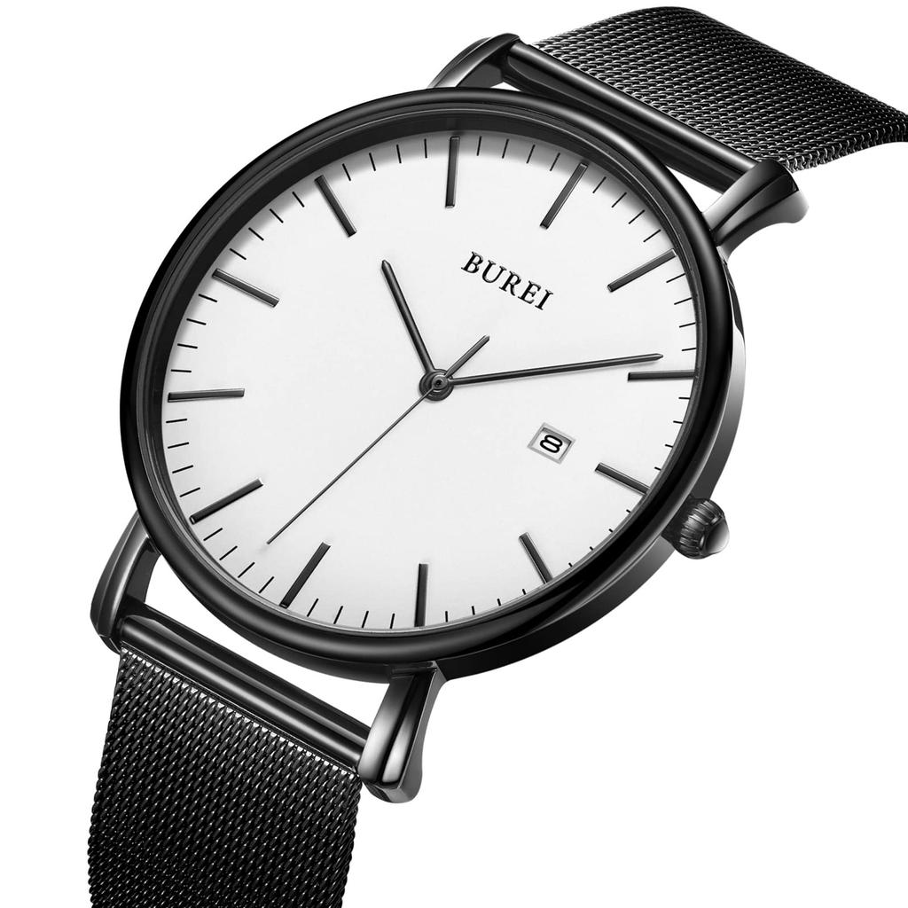 BUREI Men's Watch, Simple and Stylish, Waterproof Analog Watch, Popular Brand, Men's Watch B