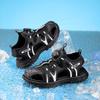 Kids Breathable Open-Toe Sandals Outdoor Play Lightweight Rubber Sole Sporty Closed-Toe Shoes Girls Boys