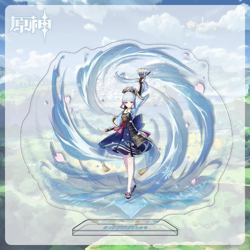 16cm Height Acrylic Large Stand-up Display Featuring Characters From Mondstadt and Liyue In Genshin