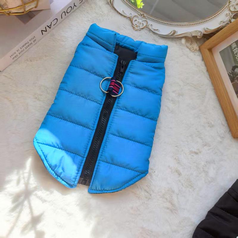 Dog Vest with Leash Buckle: Warm Winter Coat for Small, Medium, and Large Breeds.