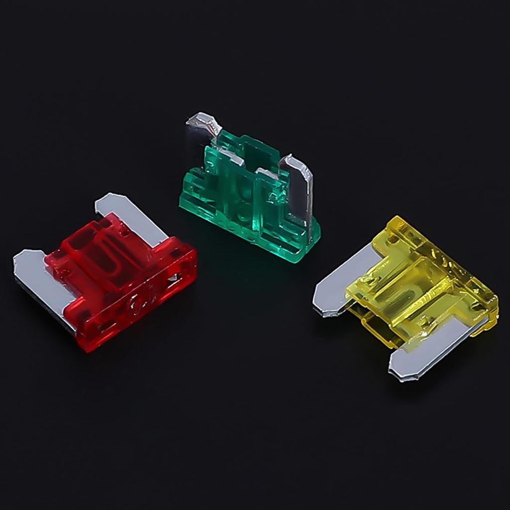 LeTradeJP Low Profile Fuses, Car Fuses, Small Fuses, 70 Pieces (5A, 7.5A, 10A,