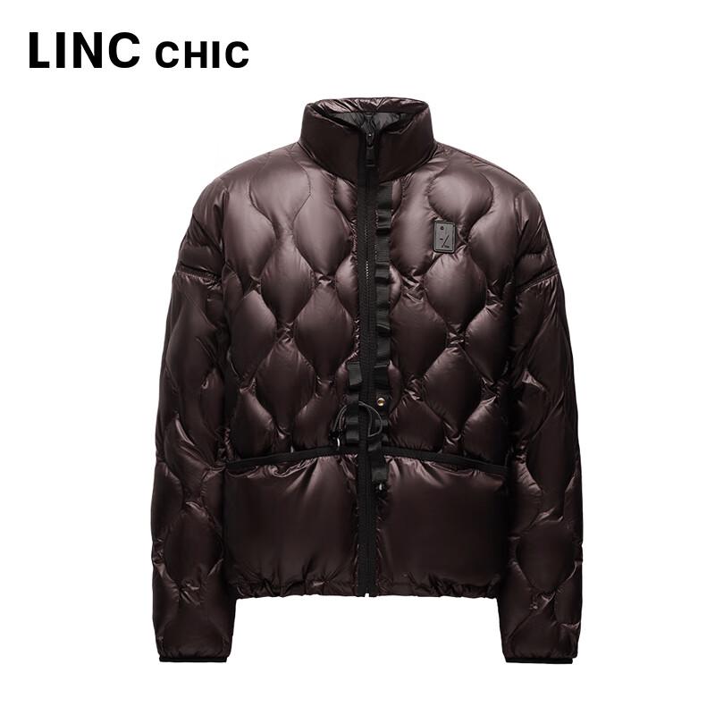 Jinyujie Women's 2024 Autumn Lightweight Duck Down Stand-Collar Jacket