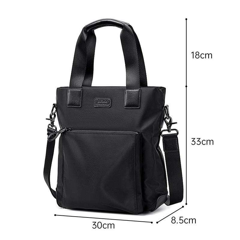 Men s Handbag Business Vertical Casual Crossbody Bag Shoulder Oxford Cloth 30x8.5x33