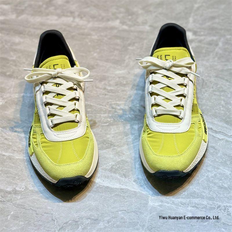 2025 Podzimní Evropské Pánské Prodyšné Módní Tenisky - Silná Podrážka, Univerzální, Ležérní Sportovní Obuv