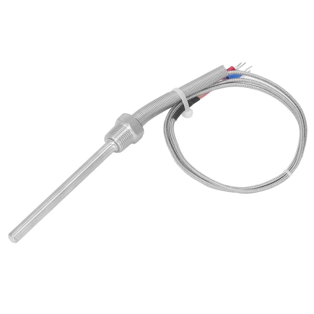 0‑1250℃ Thermocouple Sensor 8x100mm K Type Thermocouple Temperature Sensor Probe  HVAC Maintenance