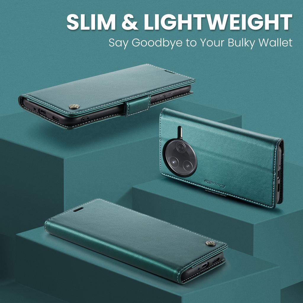 For Xiaomi Poco F7 Ultra 5G/Xiaomi Poco F7 Pro 5G Case CASEME 023 Series RFID Blocking Leather Wallet Stand Phone Cover