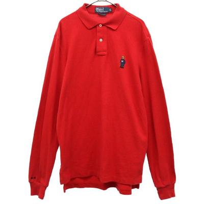 Polo Ayı Nakışlı Uzun Kollu Polo Tişört Erkek Kullanılmış