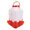 Automatic Poultry Waterer with 4 Bowls Plastic 10L Large Capacity Multifunctional Chicken Water Feeder for Home Farm