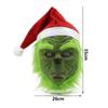 The Green Monster Mask Christmas Green Face Mask for Adults & Kids