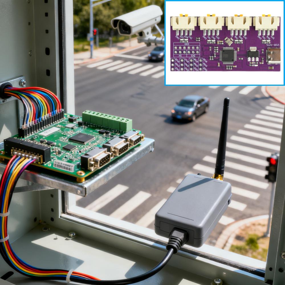 High-Speed USB to TTL Serial Converter Module CH118 CH111 CH111 CH111 Chip With Type-C Interface 6Mbps for Windows Linux macOS
