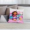 Federa Cuscino Gatti Casa delle Bambole di Gabby per Bambini Copricuscini Corti in Peluche Decorazione Divano Regalo Casa Stampa Double-Sided Federa Cuscino