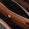 Daks Brown Barnet Dd Pattern Leather Medium Bucket Bag