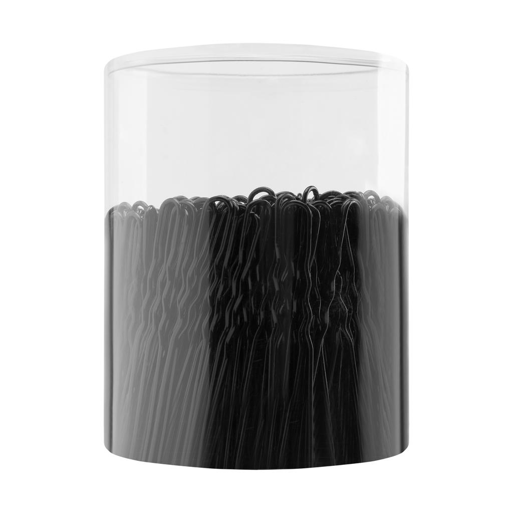 Kokówki Fryzjerskie Do Włosów E-65 300 Szt. 5 Cm Czarne