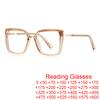 Square Blue Light Blocking Glasses TR90 Ultralight Big Frame Computer Eyewear for Reading Vision Optical