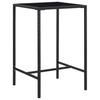 VidaXL 5-Piece Garden Bar Set Table and Patio Chairs Garden Lounge Outdoor Terrace Furniture Resin 3064840