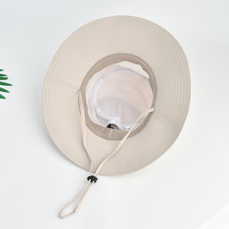 Unisex Breathable Mesh Panel Bucket Hat, Spring Summer UV Protection Sun Hat, Lightweight Outdoor Cap for Work Travel Hiking