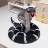 Realistic Cobra Plush Snake Toy - Stuffed Anaconda Prank Gift for Boys