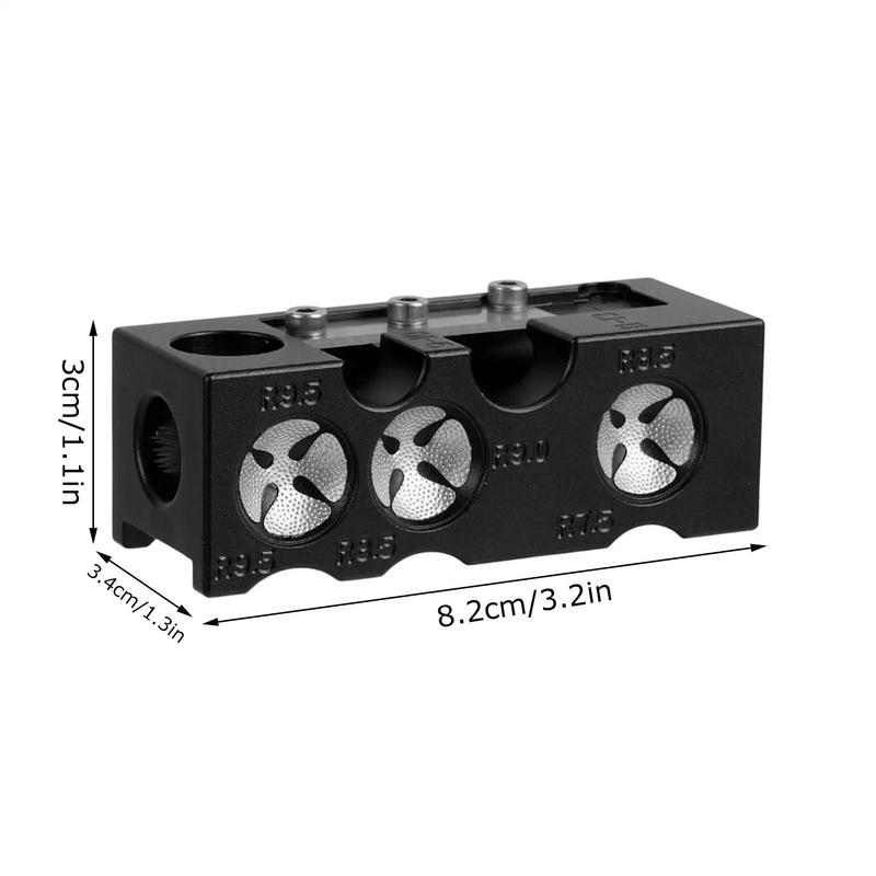 Pool Cue Tips Replacement Kit Professional Billiard Cue Replacement Portable Complete Pool Repair Tool for Billiard Pool Cue