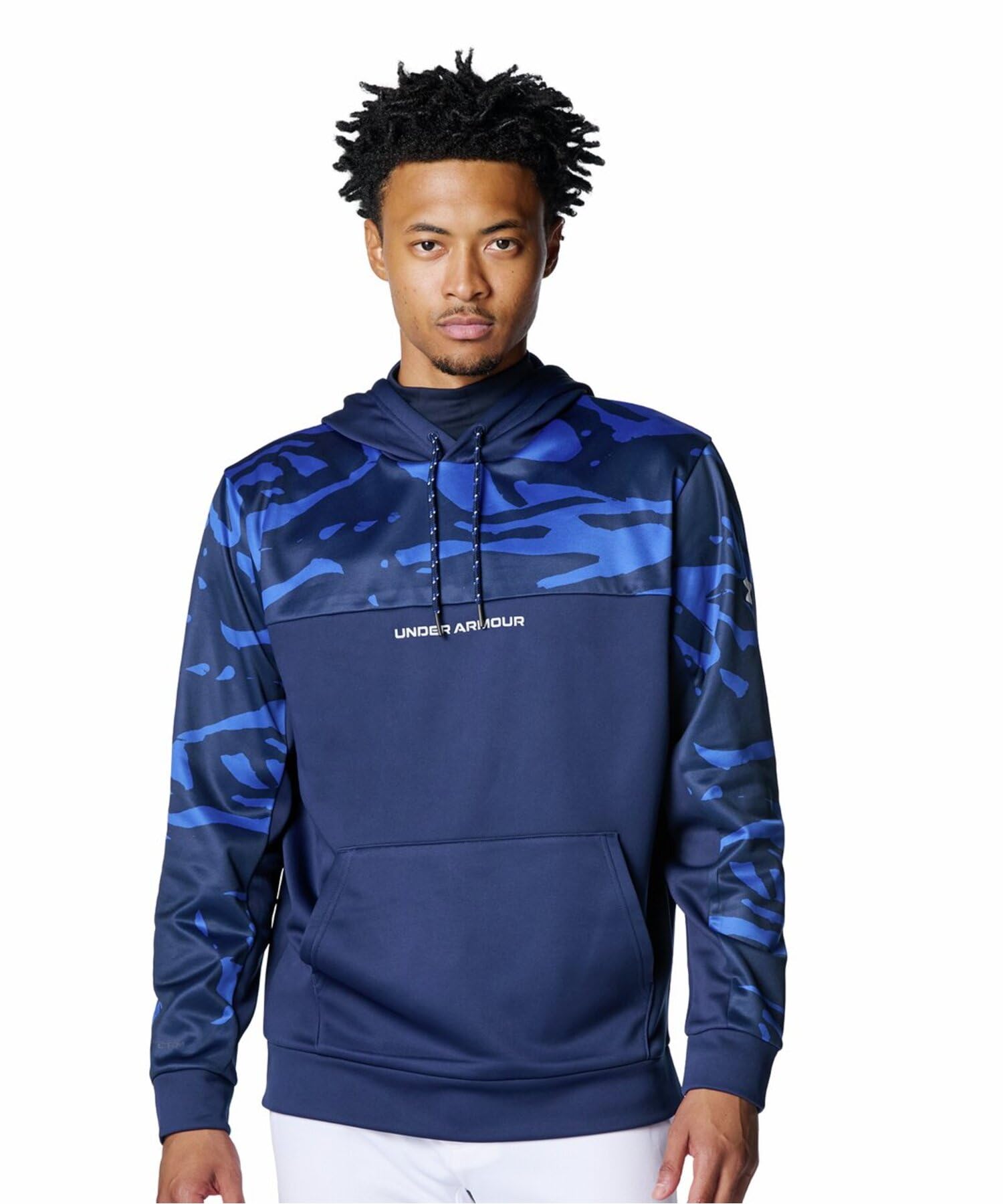 

UA ARMOUR FLEECE HOODIE Midnight Navy M 6007970(410)
