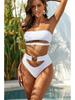 Women's Metal Buckle Bandeau Bandage Bikini - Style 2043