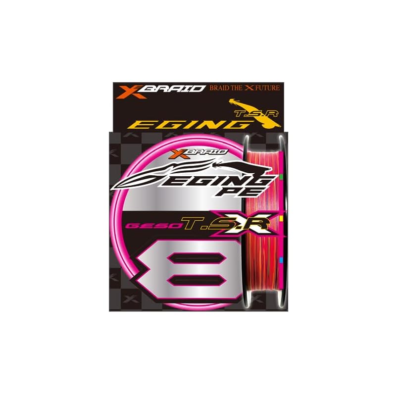 XBRAID GESO TSR X8 150m PE Line, New Fluorescent Pink, Size 0.6