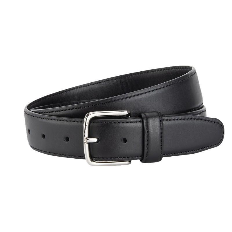 Women'S First Layer Cowhide Leather Belt Simple Belt Decorative Trousers Jeans Belt