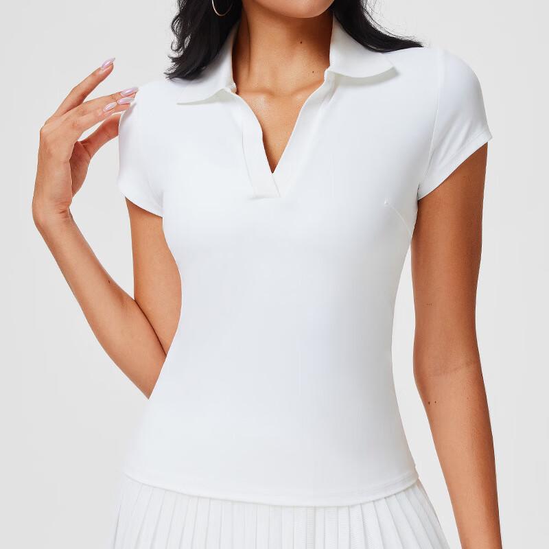 

OEING Women s Quick Dry V-Neck Short Sleeve Sports Top S-XXXL