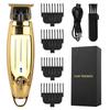USB Rechargeable Electric Hair Clipper, Retro Oil Head, Gradient White, 0 Blade for Hairdressing & Shaving.