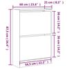 VidaXL Shoe Cabinet, Shoe Rack with 2 Drawers, Shoe Storage Furniture for Entryway Hallway, Oak 839891