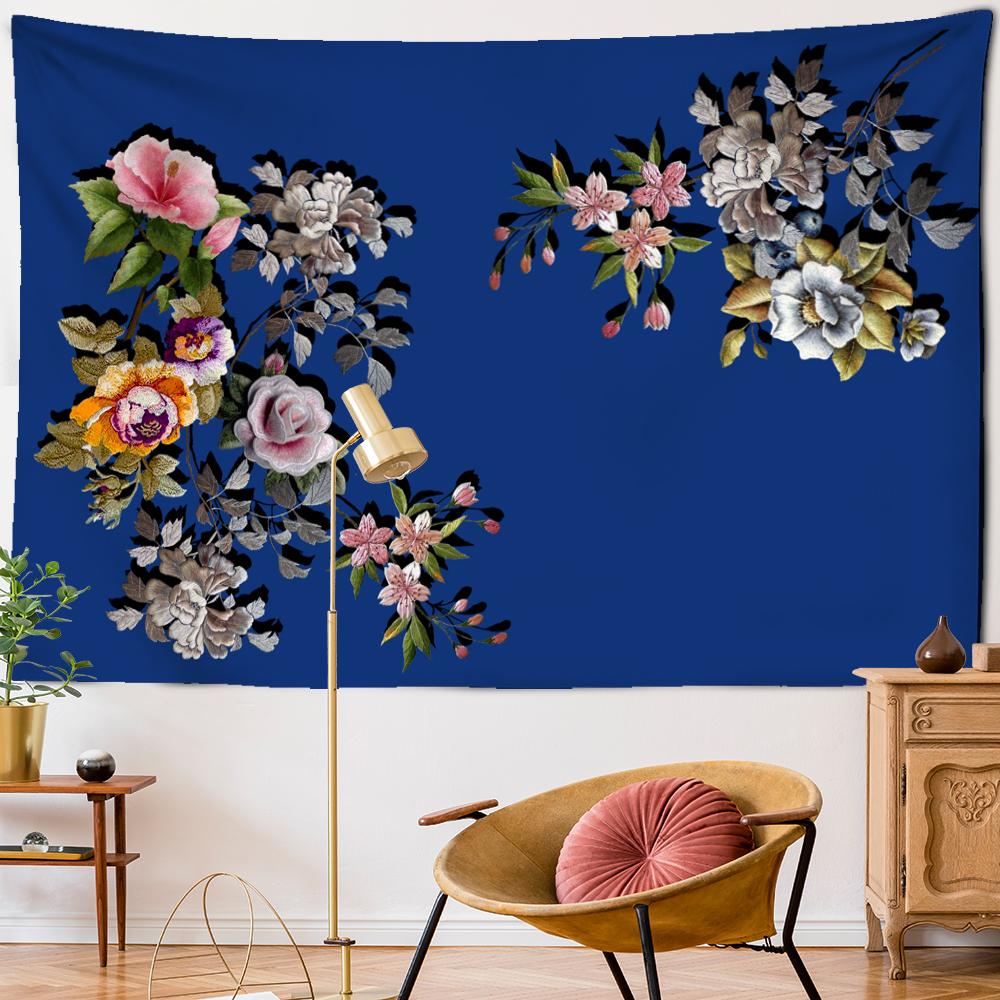 Flower Tapestry Wall Hanging Mandala Bohemian Hippie Witchcraft Art TAPIZ Dormitory Living Room Decor