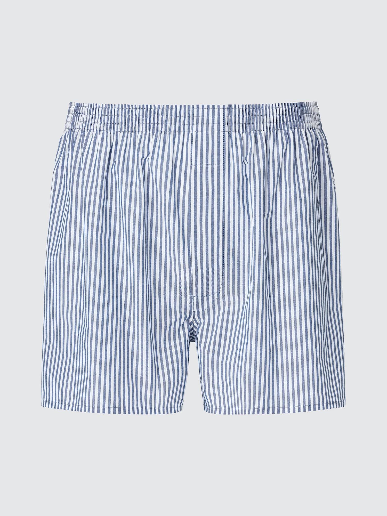 Uniqlo Трусы Лондонская полоска 64 BLUE/MEN L gray