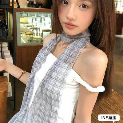 140cm Y2k Women Long Scarf Silk Bag Ribbon Headbands Choker Floral Lace Scarf Ins Long Ribbon Scarf Shawl Thin Headscarf