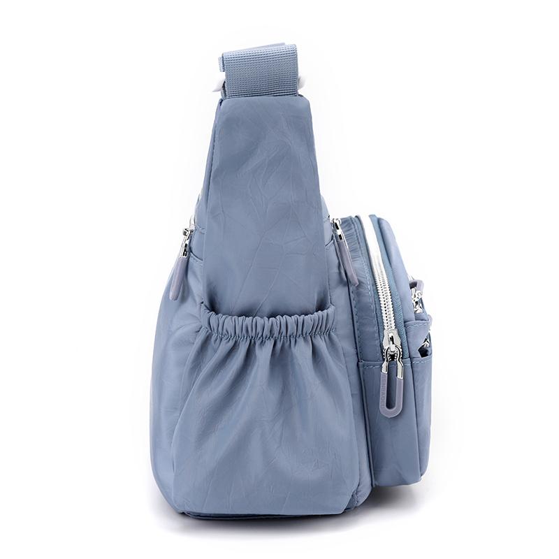 Bolso de Mujer para Exterior de Gran Capacidad Nylon Bolso para Madre de Mediana Edad Multicompartimento Hombro Bandolera